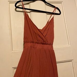 Burnt orange jumpsuit